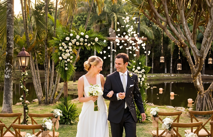 Mesa de casamento decorada